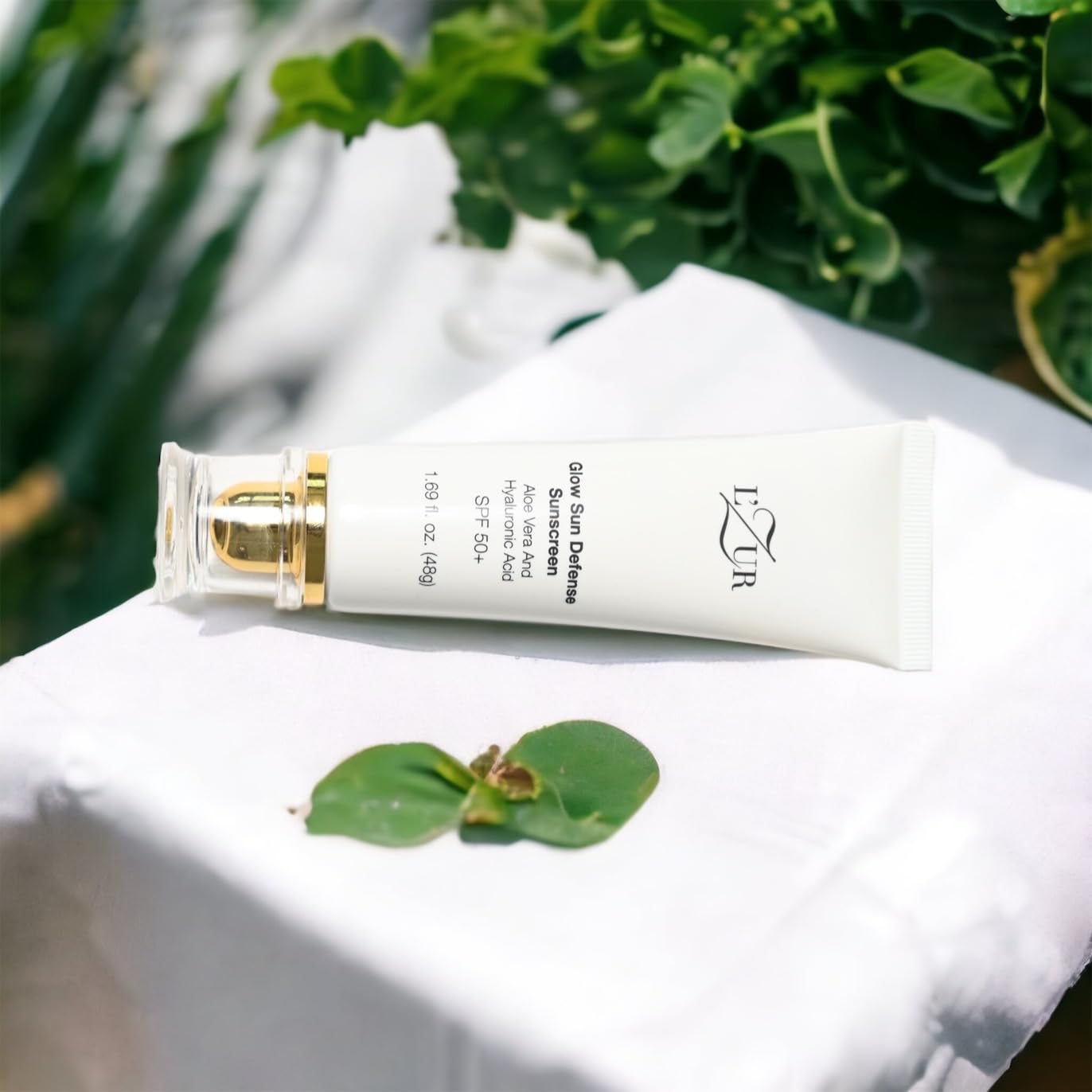 L'Zur Face Sunscreen SPF 50+ Glow Sun Defense Lotion Non-Greasy Ultimate Protection