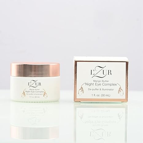 L’Zur Mango Butter Night Eye Complex Eye Cream Plumps, Anti-Aging1- Fluid Ounce